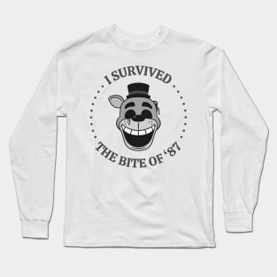 FNAF - Five Nights at Freddy's - the bite of '87 Long Sleeve T-Shirt